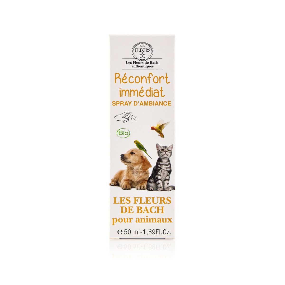 ELIXIRS CO SPRAY D AMBIANCE LES FLEURS DE BACH RECONFORT IMMEDIAT 50ML