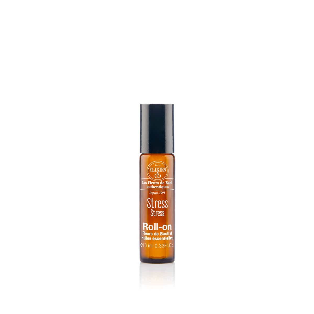ELIXIRS CO STRESS ROLL ON AUX FLEURS DE BACH ET HUILES ESSENTIELLES 10ML