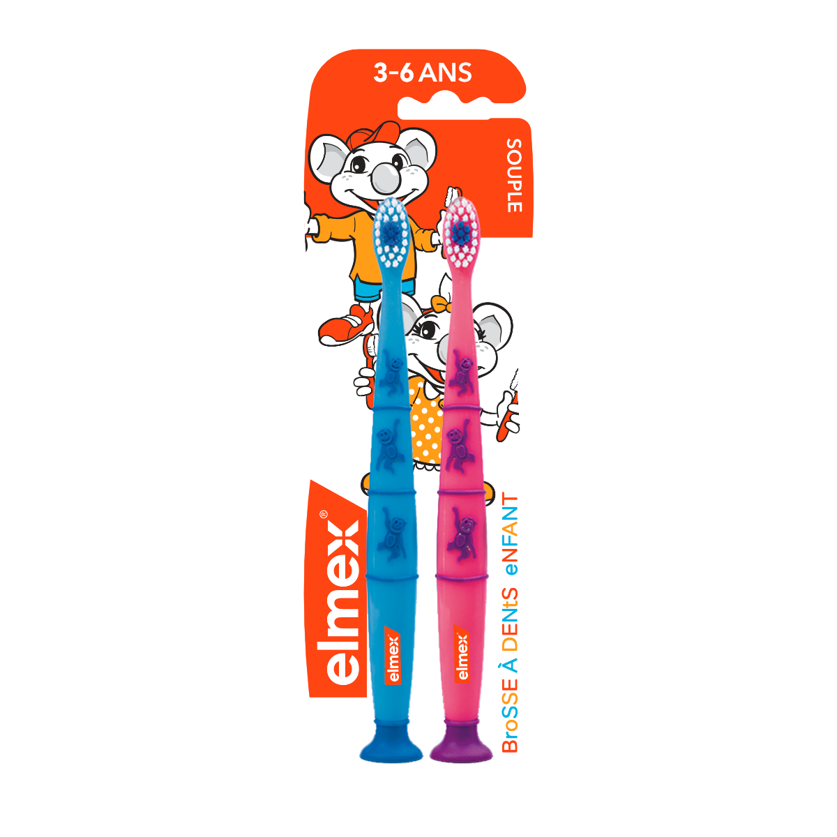 ELMEX BROSSE A DENTS ENFANT 3 6 ANS 2 UNITES
