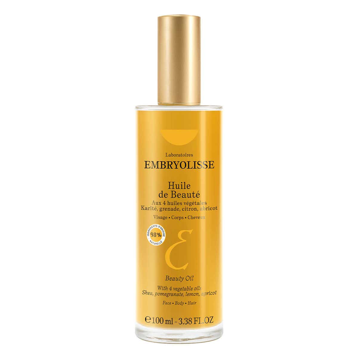 EMBRYOLISSE HUILE DE BEAUTE AUX 4 HUILES VEGETALES 100 ML