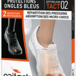 EPITACT SPORT PROTECTIONS ONGLES BLEUS TAILLE M 2 UNITES 1