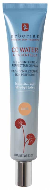 ERBORIAN CC WATER GEL TEINT FRAIS PERFECTEUR DE PEAU TEINTE DORE 40ML