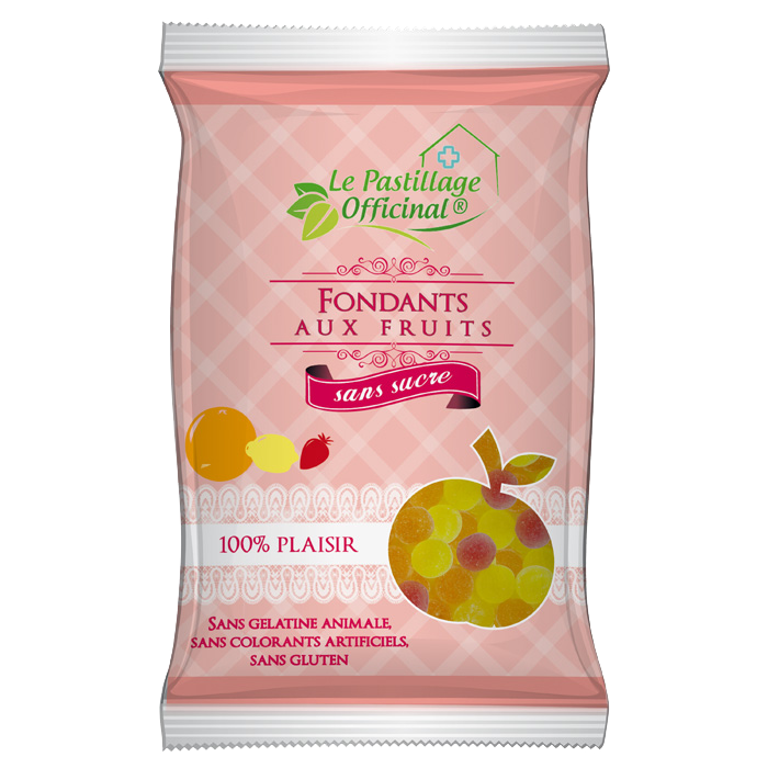 ESTIPHARM LE PASTILLAGE OFFICINAL FONDANTS AUX FRUITS SANS SUCRES 100G