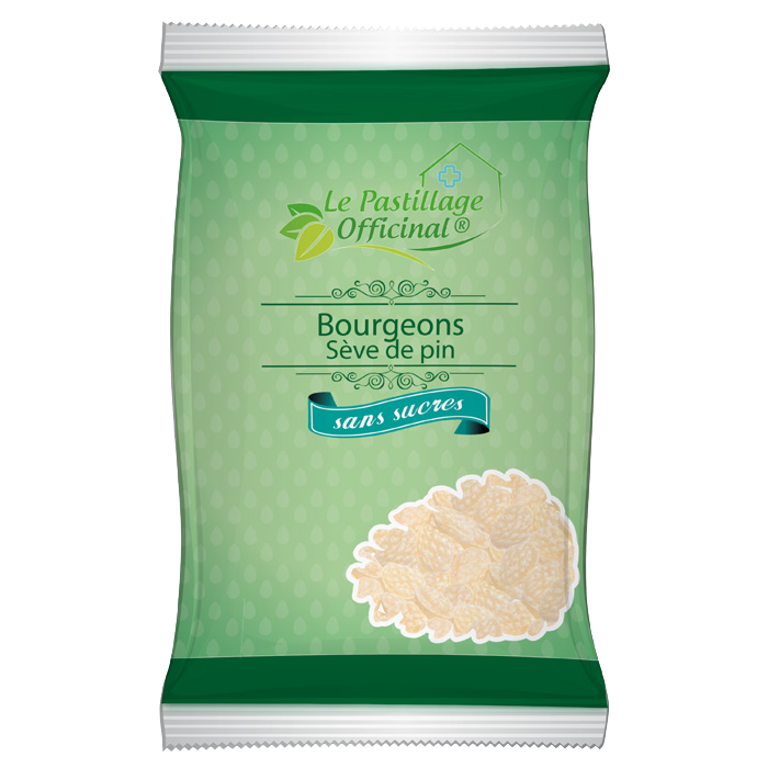 ESTIPHARM LE PASTILLAGE OFFICINAL PASTILLES BOURGEONS SEVE DE PIN SANS SUCRE 100G
