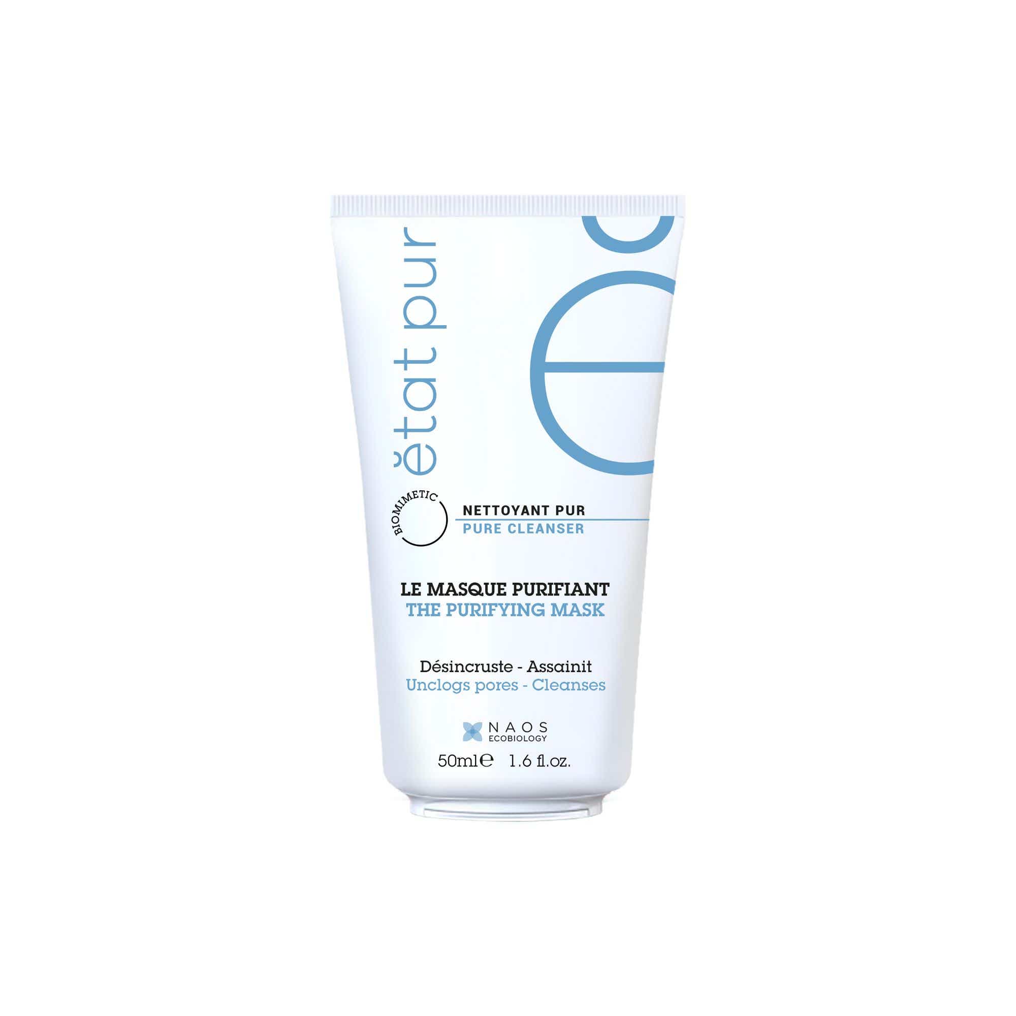 ETAT PUR NETTOYANTS PURS MASQUE PURIFIANT EXPRESS VISAGE PEAUX MIXTES A GRASSES 50ML