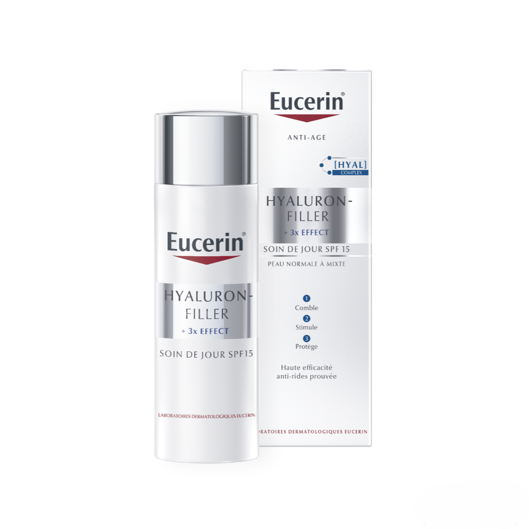 EUCERIN HYALURON FILLER 3X EFFECT SOIN DE JOUR SPF15 50ML