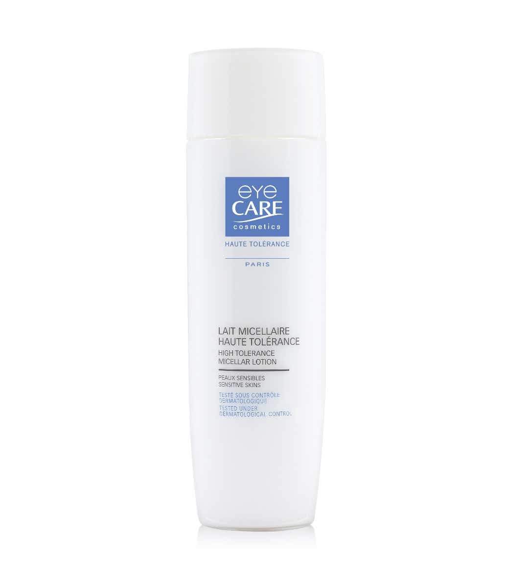 EYE CARE LAIT MICELLAIRE HAUTE TOLERANCE VISAGE PEAUX SENSIBLES 200ML
