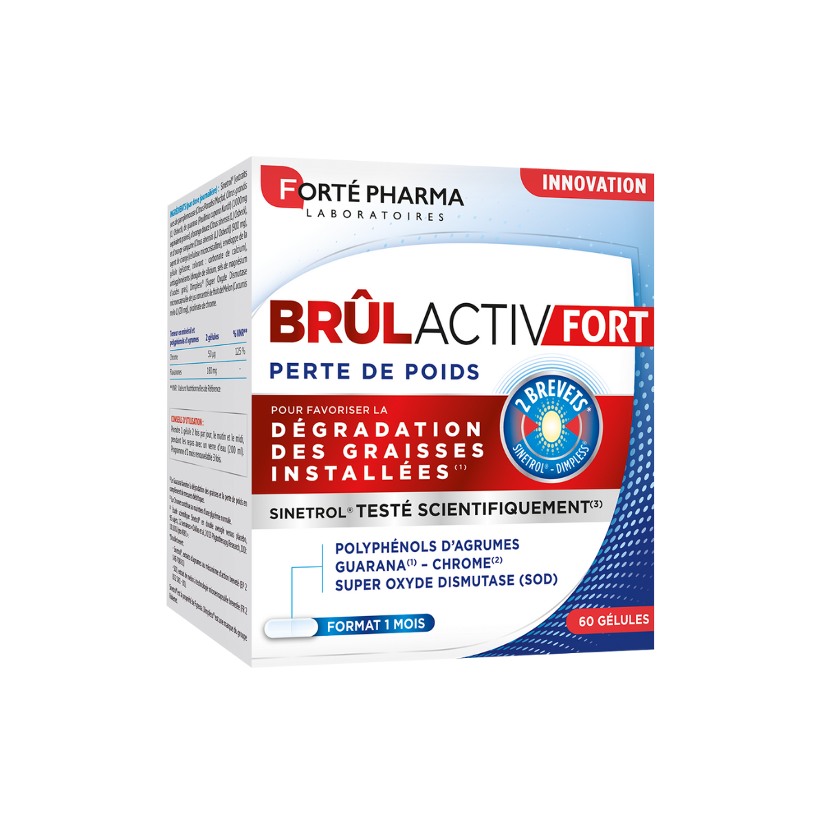 FORTE PHARMA BRULACTIV FORT PERTE DE POIDS 60 GELULES