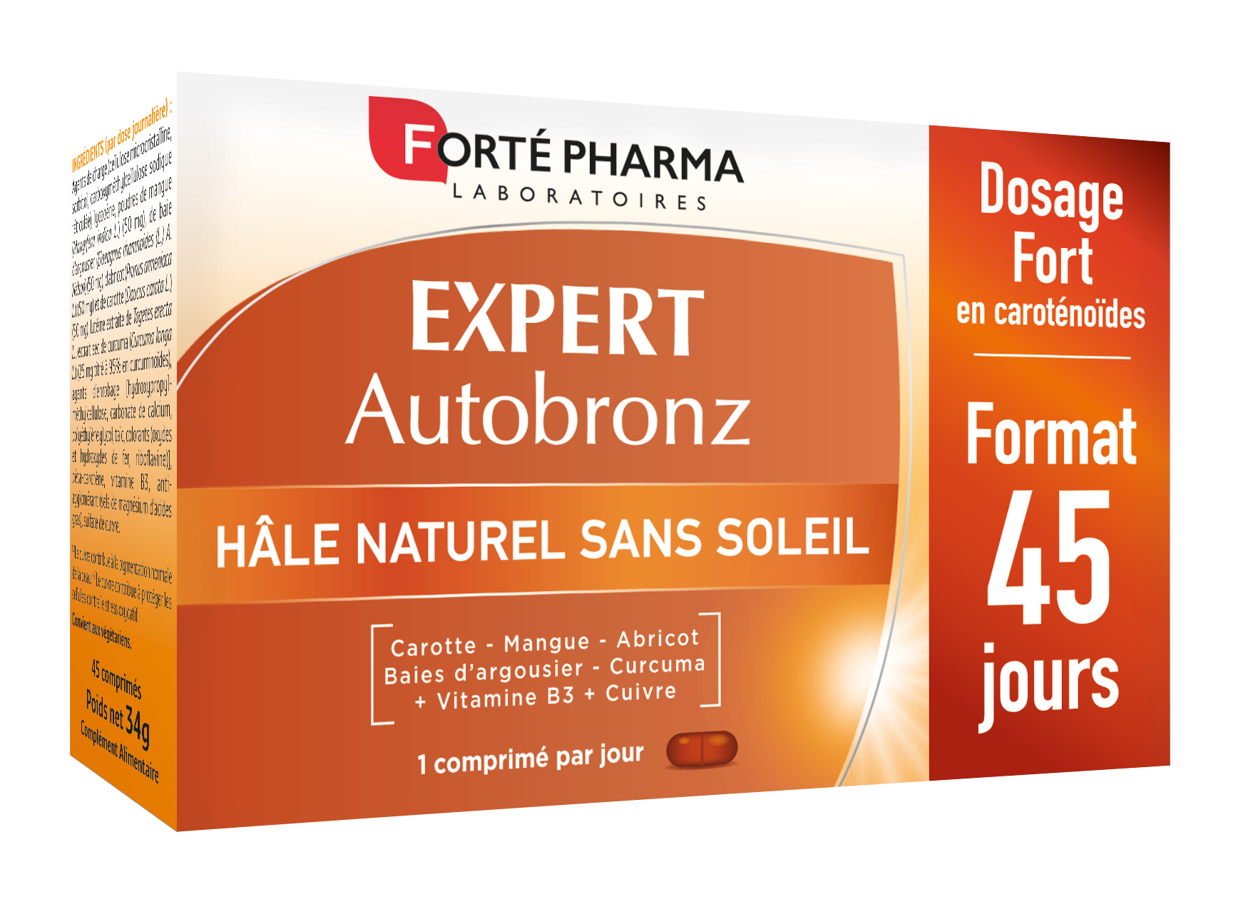 FORTE PHARMA EXPERT AUTOBRONZ 45 CAPSULES