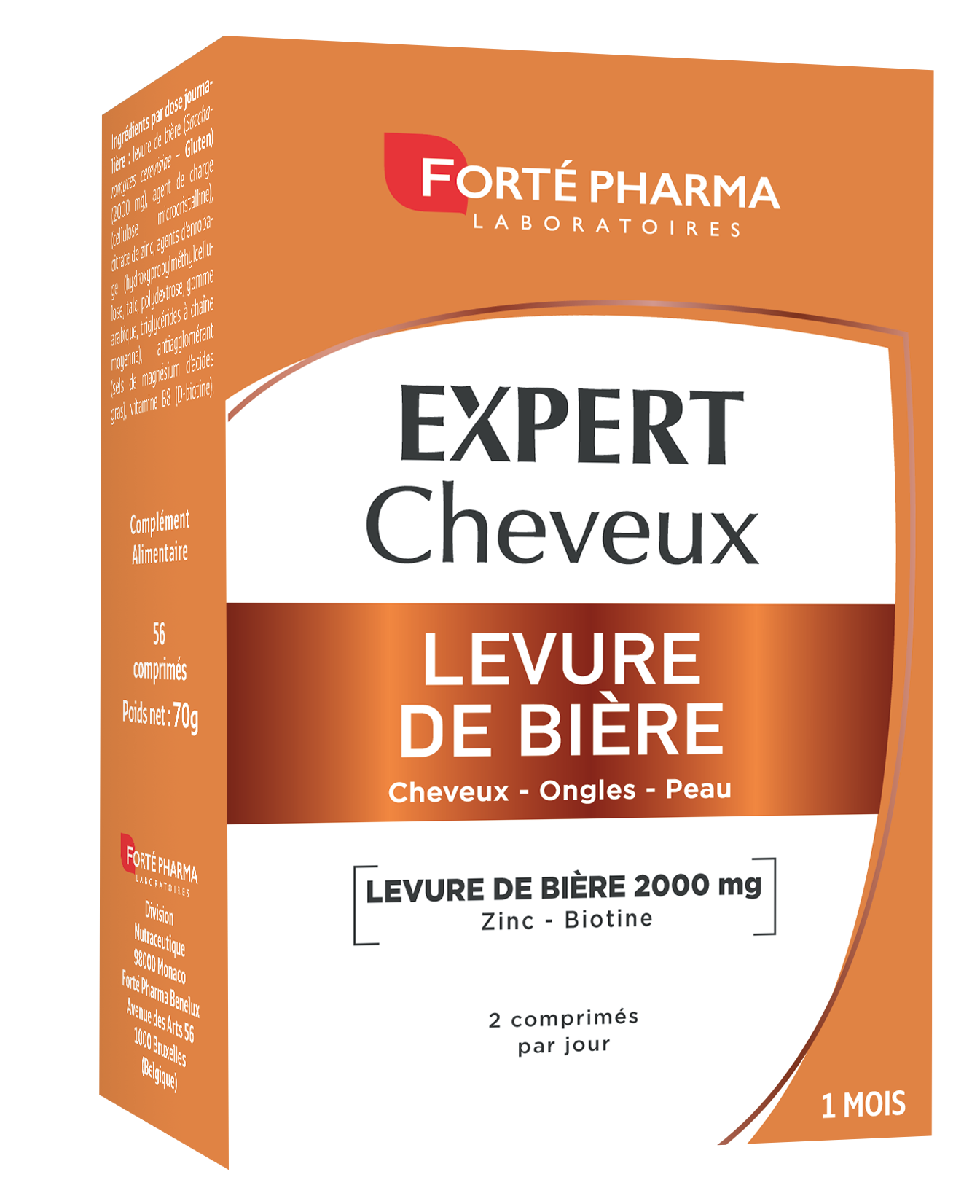 FORTE PHARMA EXPERT LEVURE DE BIERE 2000 56 COMPRIMES
