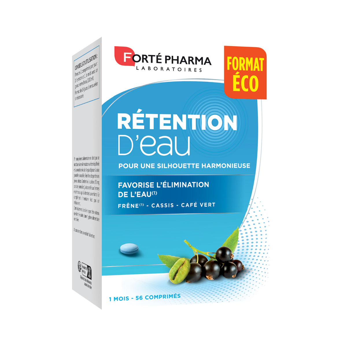 FORTE PHARMA MINCEUR RETENTION D EAU 56 COMPRIMES