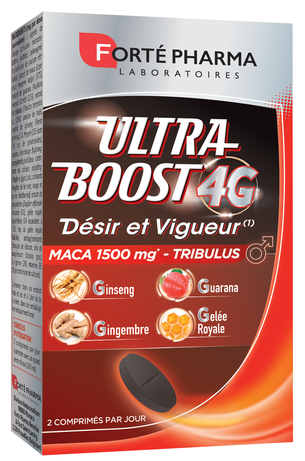 FORTE PHARMA ULTRA BOOST 4G DESIR ET VIGUEUR 30 COMPRIMES