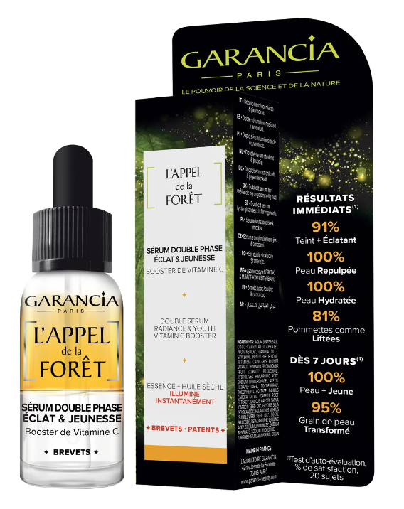 GARANCIA LAPPEL DE LA FORET SERUM DOUBLE PHASE ECLAT JEUNESSE 8ML