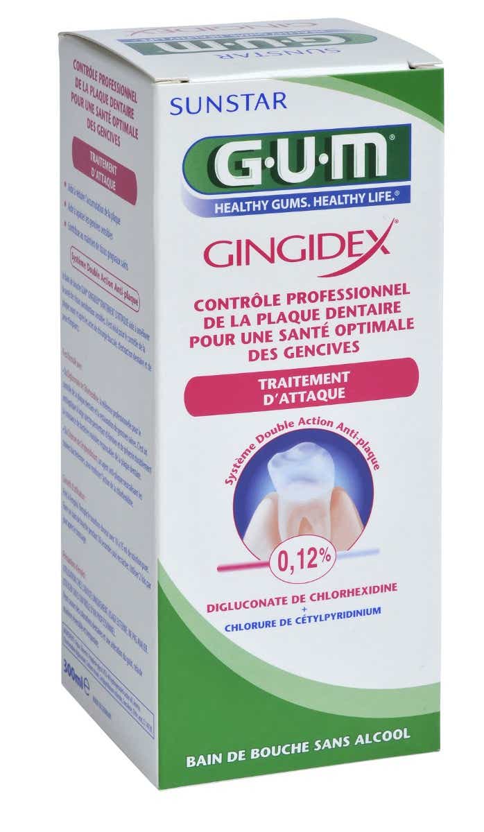 GINGIDEX BAIN DE BOUCHE 0 12 TRAITEMENT D ATTAQUE 300ML
