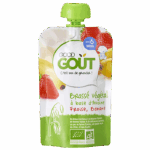 GOOD GOUT GOURDE BRASSE VEGETAL AVOINE FRAISE BANANE DES 6 MOIS 90G