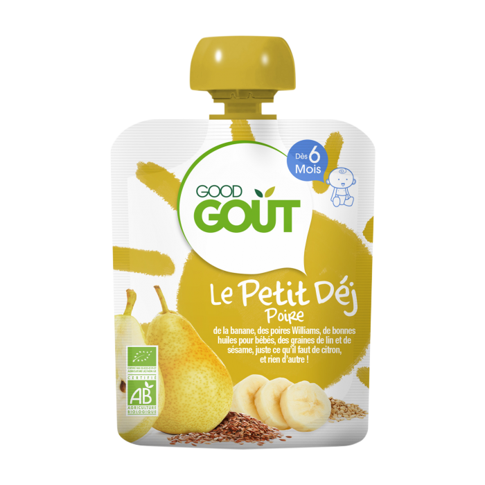 GOOD GOUT LE PETIT DEJ POIRE 70G