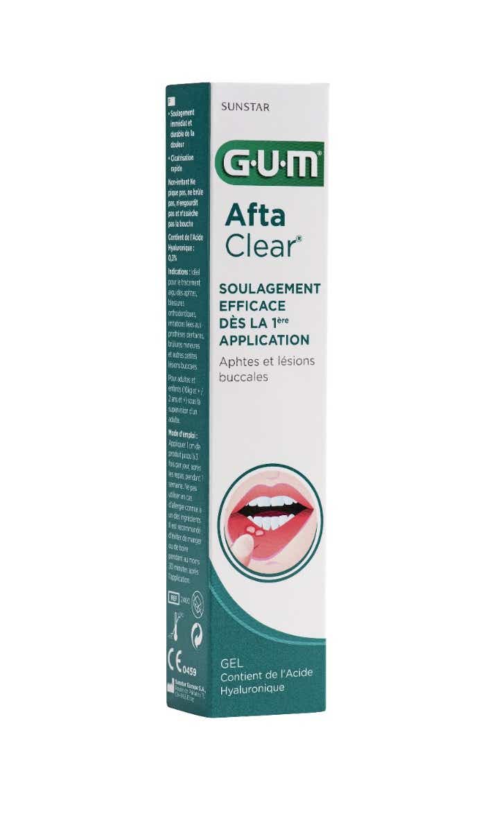 GUM AFTACLEAR GEL POUR LES DENTS 10ML