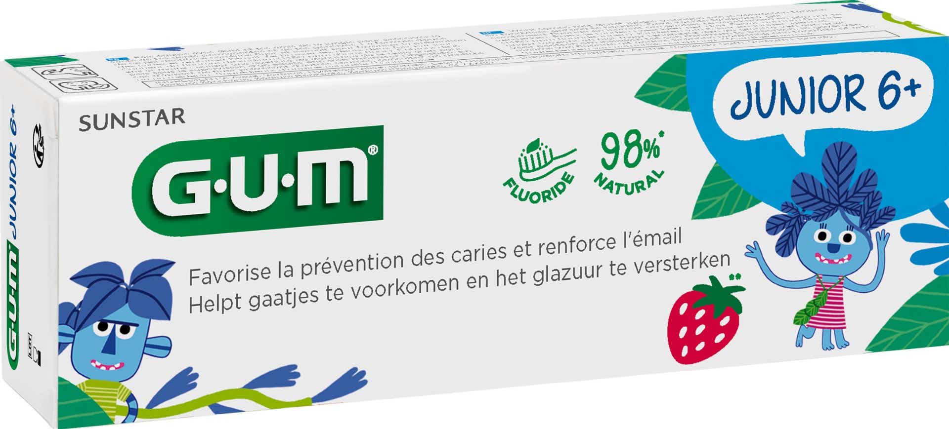 GUM DENTIFRICE KIDS TUTTI FRUTTI ENFANT 7 A 12 ANS 50ML