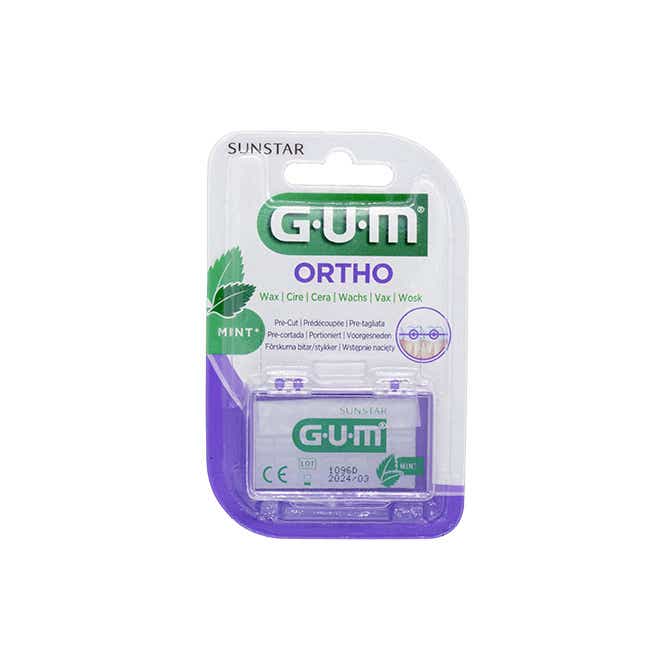 GUM ORTHO CIRE ORTHODONTIQUE GOUT MENTHE