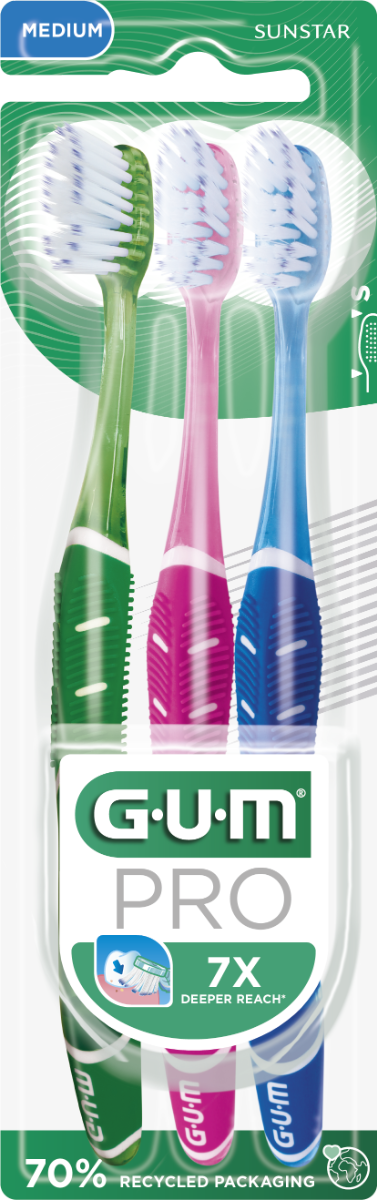 GUM PRO 528 BROSSE A DENTS MEDIUM 2 1 OFFERTES