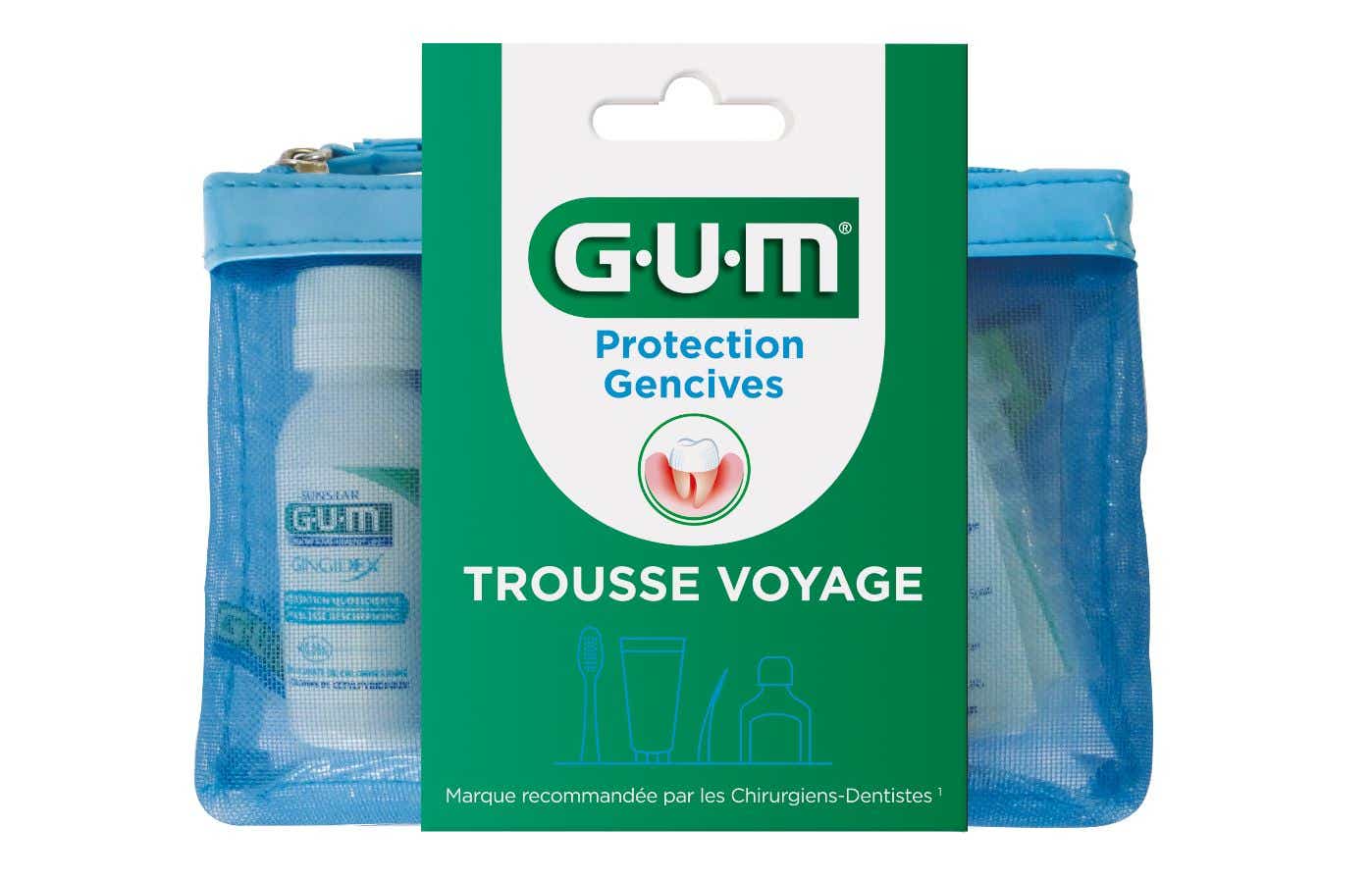 GUM TROUSSE VOYAGE PROTECTION GENCIVES
