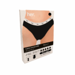 HER UNDERWEAR JOY CULOTTE MENSTRUELLE BLACK ZEBRA TAILLE XS