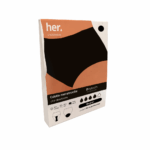 HER UNDERWEAR NORA CULOTTE MENSTRUELLE BLACK ONYX TAILLE XS