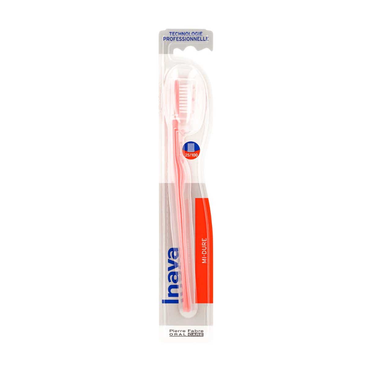 INAVA BROSSE A DENTS MI DURE 25 100 1 UNITE