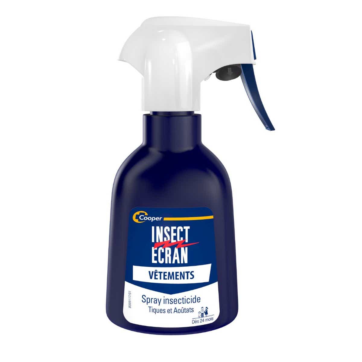 INSECT ECRAN SPRAY INSECTICIDE VETEMENTS TIQUES ET AOUTATS 200 ML