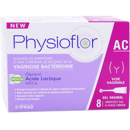 IPRAD PHYSIOFLOR AC SOIN VAGINAL 8 UNIDOSES