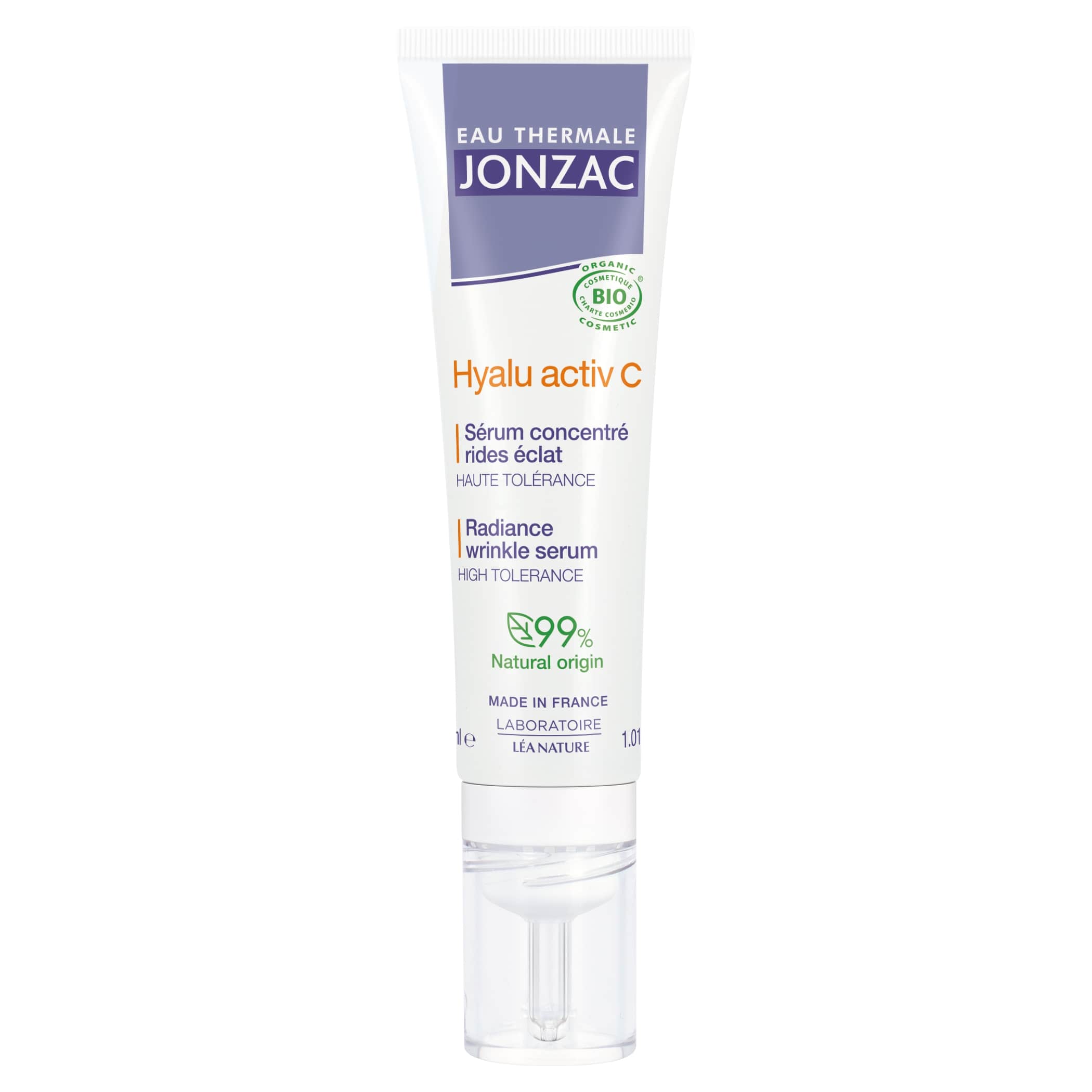 JONZAC HYALU ACTIV C SERUM CONCENTRE RIDES ECLAT VISAGE TOUS TYPES DE PEAUX 30ML