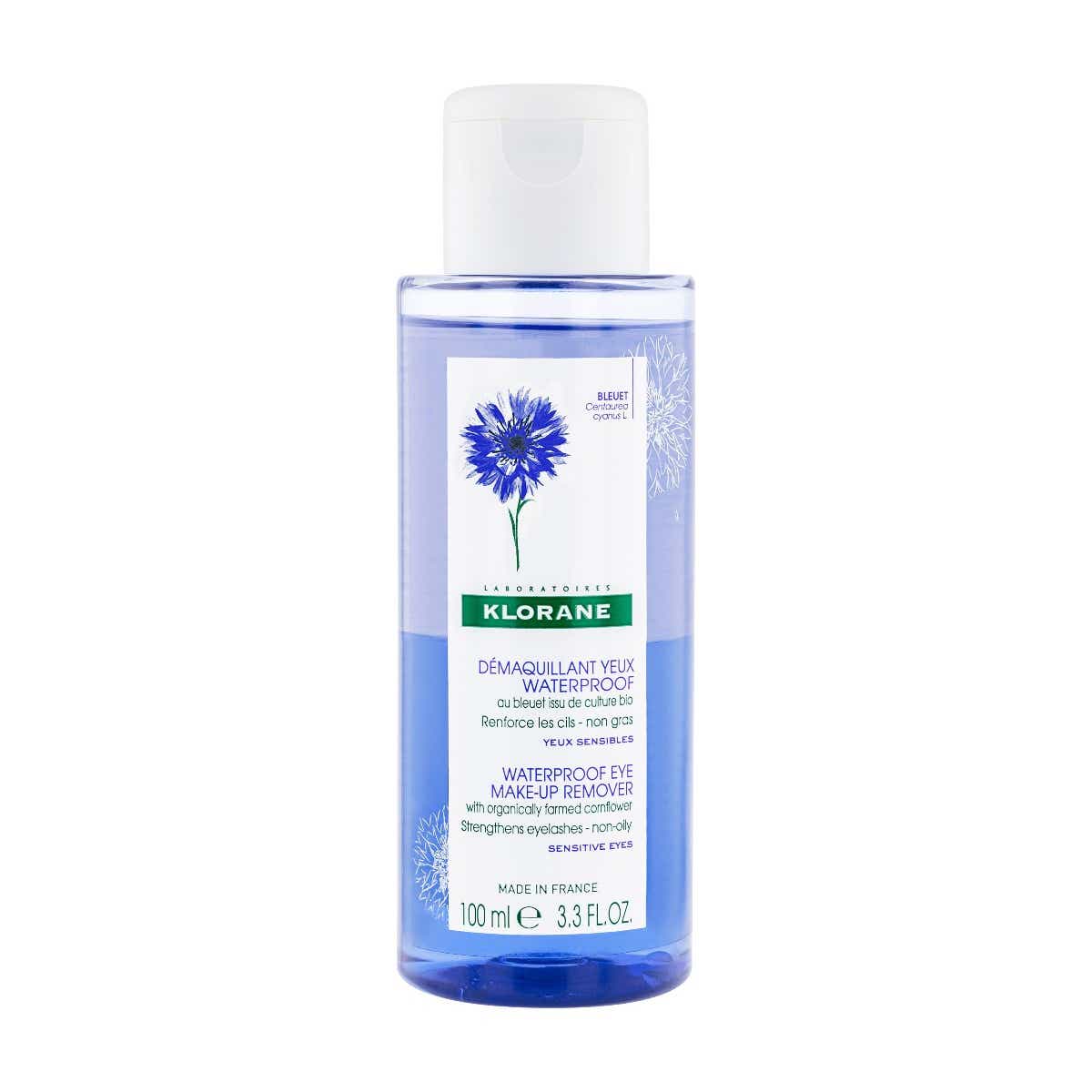 KLORANE DEMAQUILLANT YEUX WATERPROOF AU BLEUET 100ML