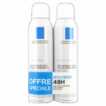 LA ROCHE POSAY DEODORANT DEODORANT PEAUX SENSIBLES 48H SPRAY LOT 2X150ML