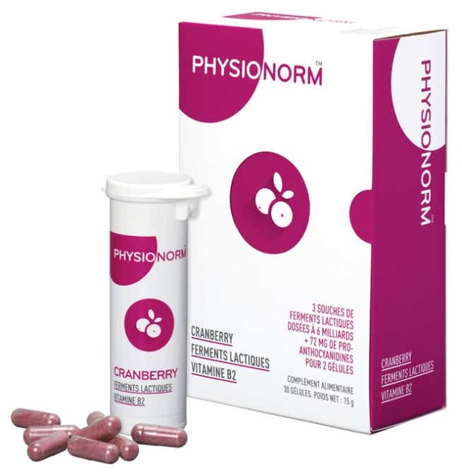 LABORATOIRE IMMUBIO PHYSIONORM CRANBERRY FERMENTS LACTIQUES VITAMINE B2 30 GELULES