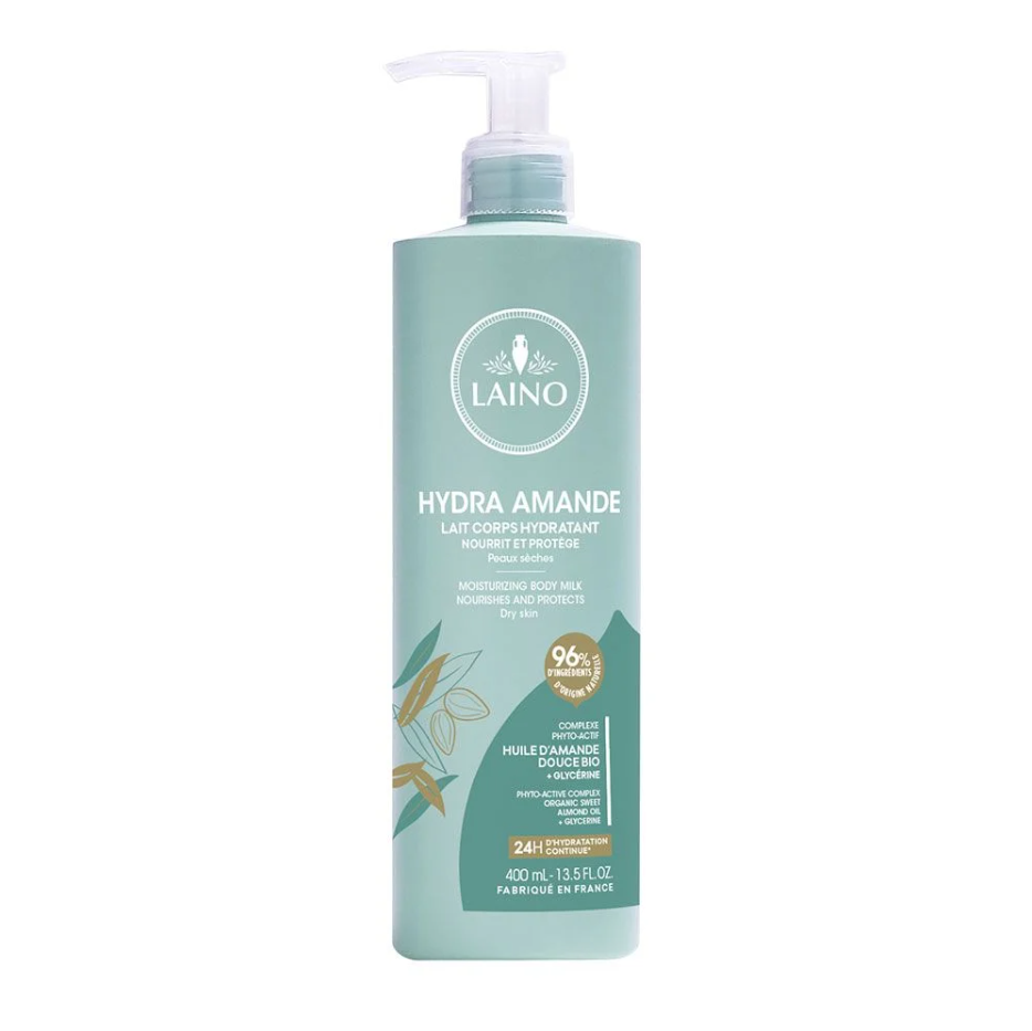 LAINO HYDRA AMANDE LAIT CORPS HYDRATANT PEAUX SECHES 400ML