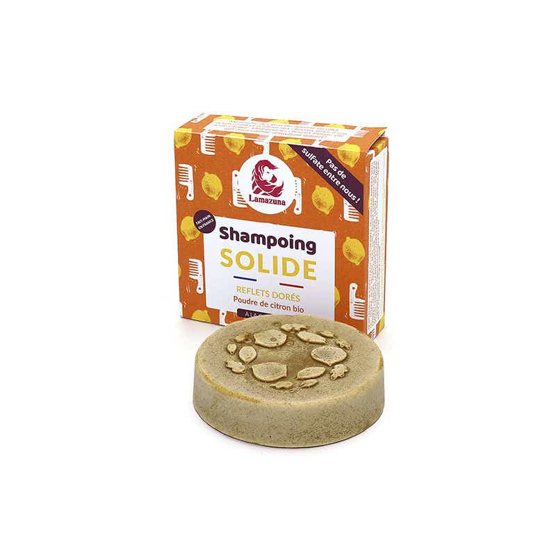 LAMAZUNA SHAMPOING SOLIDE REFLETS DORES 70G