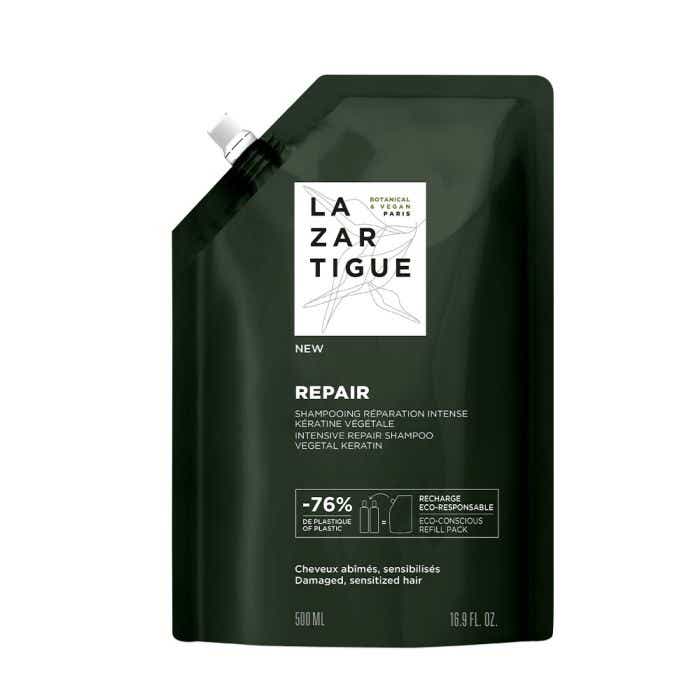 LAZARTIGUE REPAIR ECO RECHARGE SHAMPOING REPARATION INTENSE CHEVEUX ABIMES SENSIBILISES 500ML