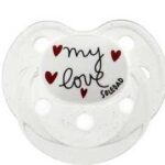 LE BIBERON FRANCAIS SUCETTE PHYSIOLOGIQUE MY LOVE 6 MOIS ET PLUS 1 UNITE