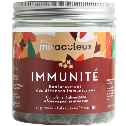 LES MIRACULEUX GUMMIES IMMUNITE RENFORCEMENT DES DEFENSES IMMUNITAIRES 42 GUMMIES