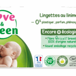 LOVE AND GREEN LINGETTES ECOLOGIQUES AU LINIMENT 56 LINGETTES