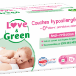 LOVE GREEN COUCHES HYPOALLERGENIQUES T2 44 UNITES