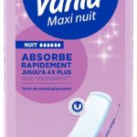MAXI SERVIETTES HYGIENIQUES SPECIALE NUIT 12 SERVIETTES