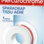 MERCUROCHROME SPARADRAP TISSU AERE 5MX2 5CM 1 BANDE