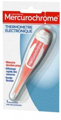 MERCUROCHROME THERMOMETRE ELECTRONIQUE 1 THERMOMETRE