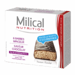 MILICAL BARRE MINCEUR CHOCOLAT 6 BARRES