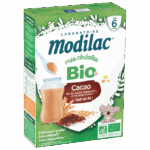 MODILAC MES CEREALES BIO CACAO DES 6 MOIS250G