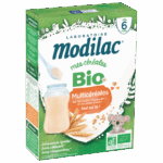 MODILAC MES CEREALES BIO MULTICEREALES DES 6 MOIS 250G