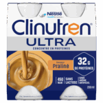NESTLE HEALTH SCIENCE CLINUTREN ULTRA SAVEUR PRALINE 4X 200ML