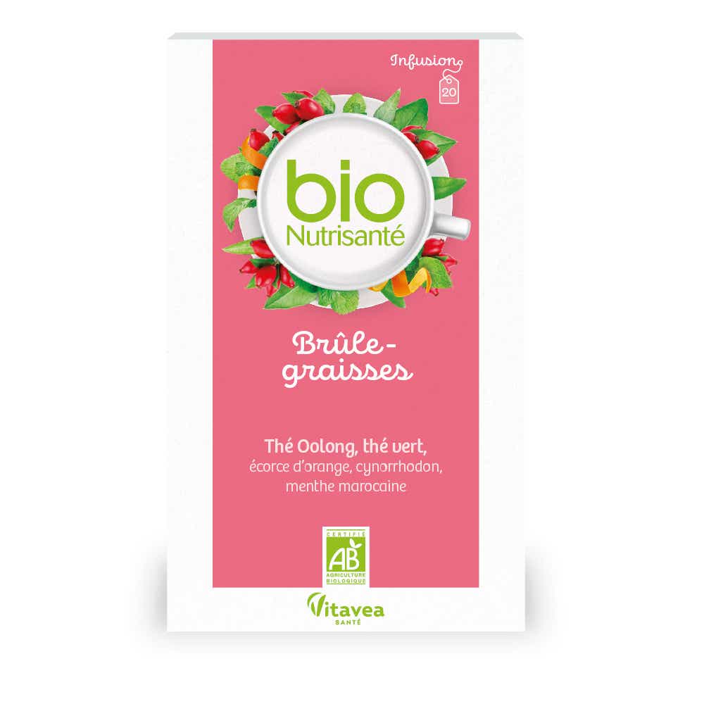 NUTRISANTE INFUSION BIO BRULE GRAISSES 20 SACHETS