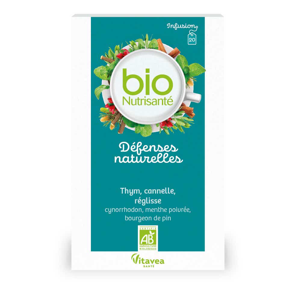 NUTRISANTE INFUSION DEFENSES NATURELLES 20 SACHETS
